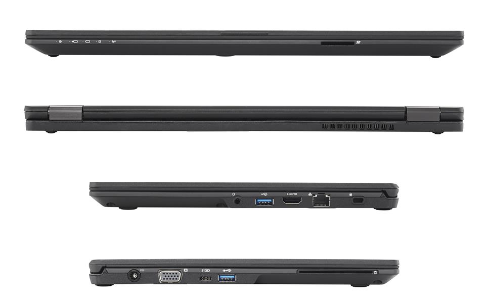 Fujitsu LIFEBOOK U7410 Notebook Zwart 35,6 cm (14"") 1920 x 1080 Pixels Intel® 10de generatie Core™ i5 8 GB DDR4-SDRAM 256 GB SSD Wi-Fi 6 (802.11ax) W
