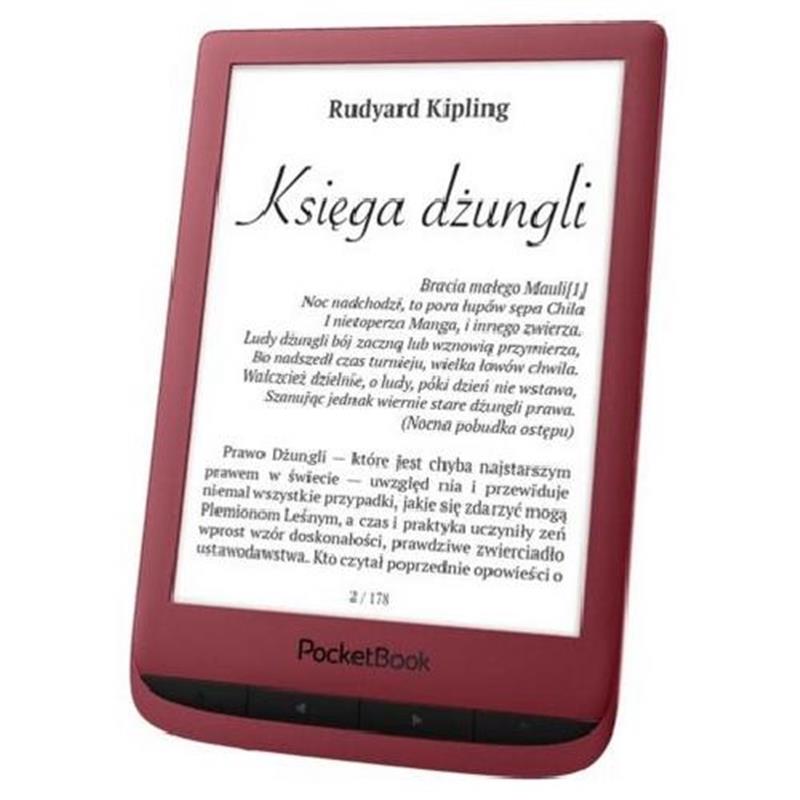 Pocketbook Touch Lux 5 e-book reader Touchscreen 8 GB Wi-Fi Rood