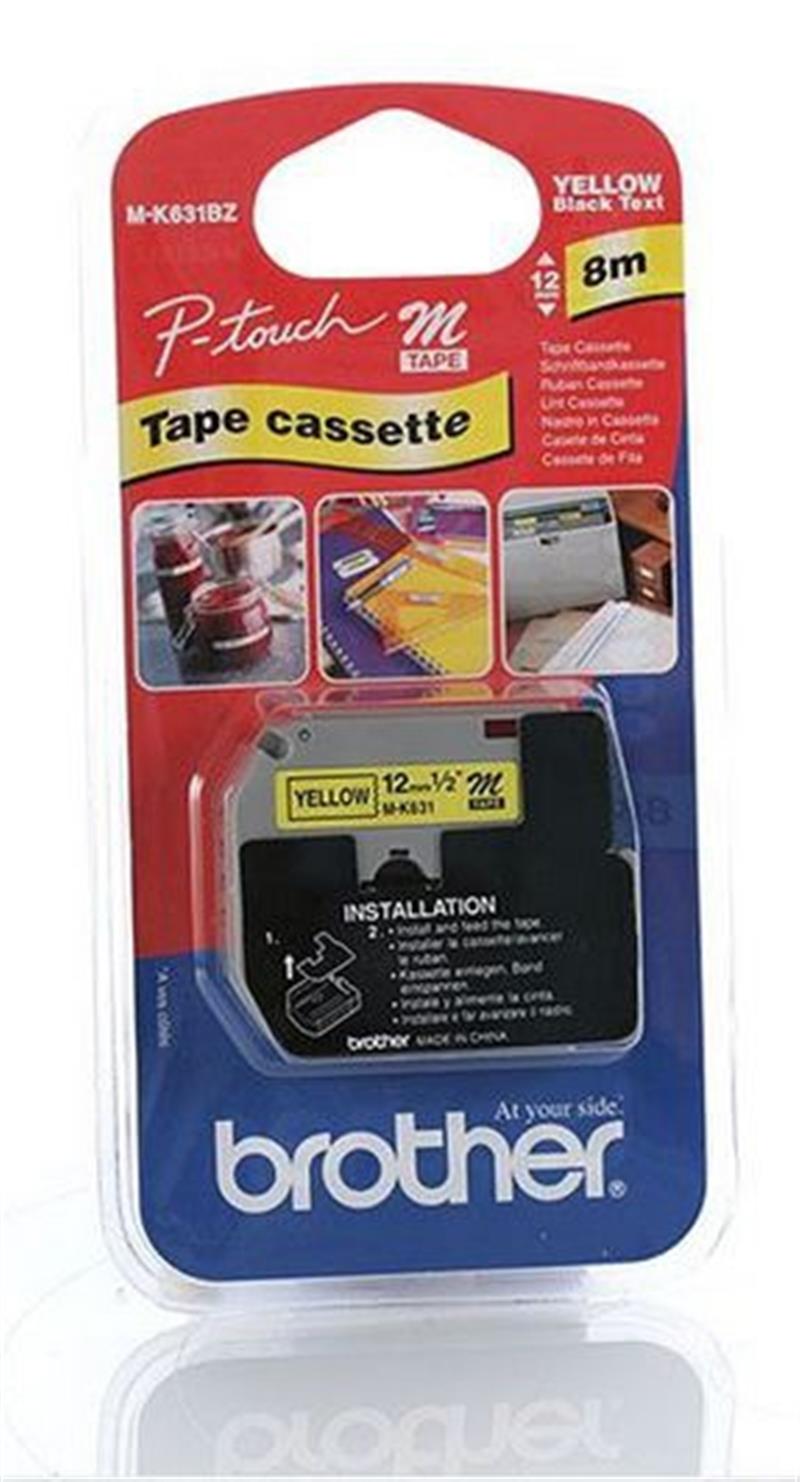Brother M-K631BZ labelprinter-tape