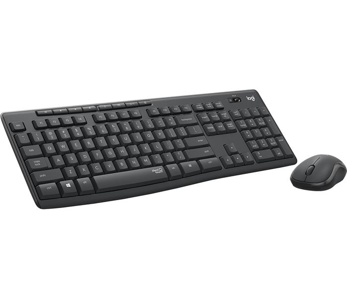 Logitech MK295 Silent Wireless Combo toetsenbord Inclusief muis USB QWERTY Spaans Grafiet