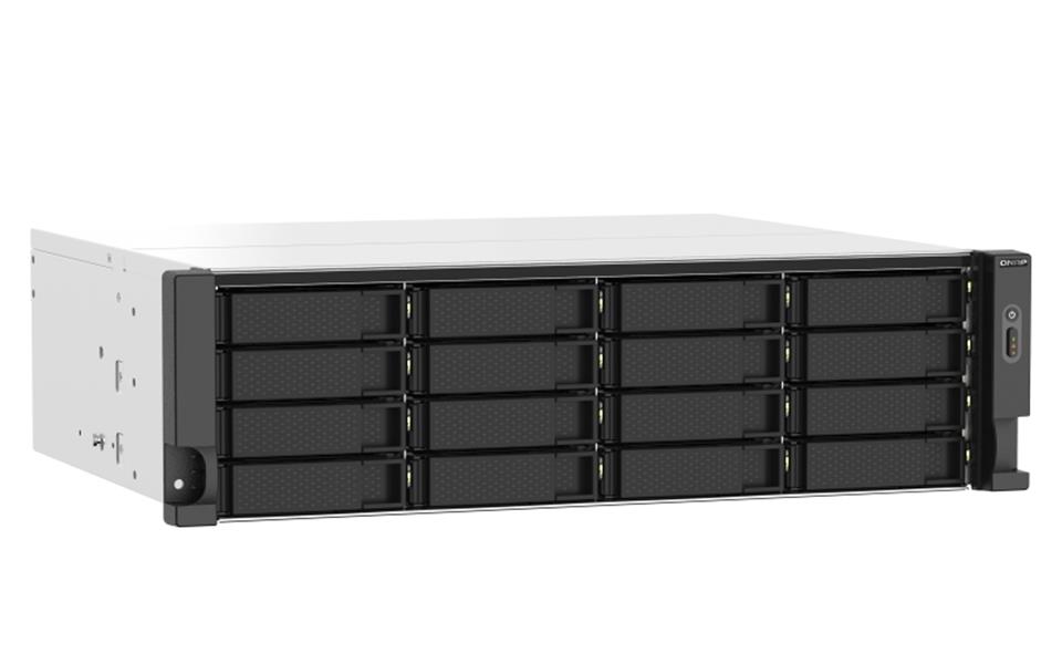 QNAP TS-1673AU-RP-16G data-opslag-server NAS Rack (3U) Ethernet LAN Zwart, Grijs V1500B