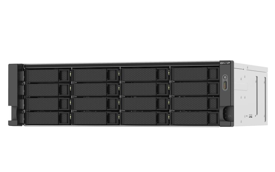 QNAP TS-1673AU-RP-16G data-opslag-server NAS Rack (3U) Ethernet LAN Zwart, Grijs V1500B