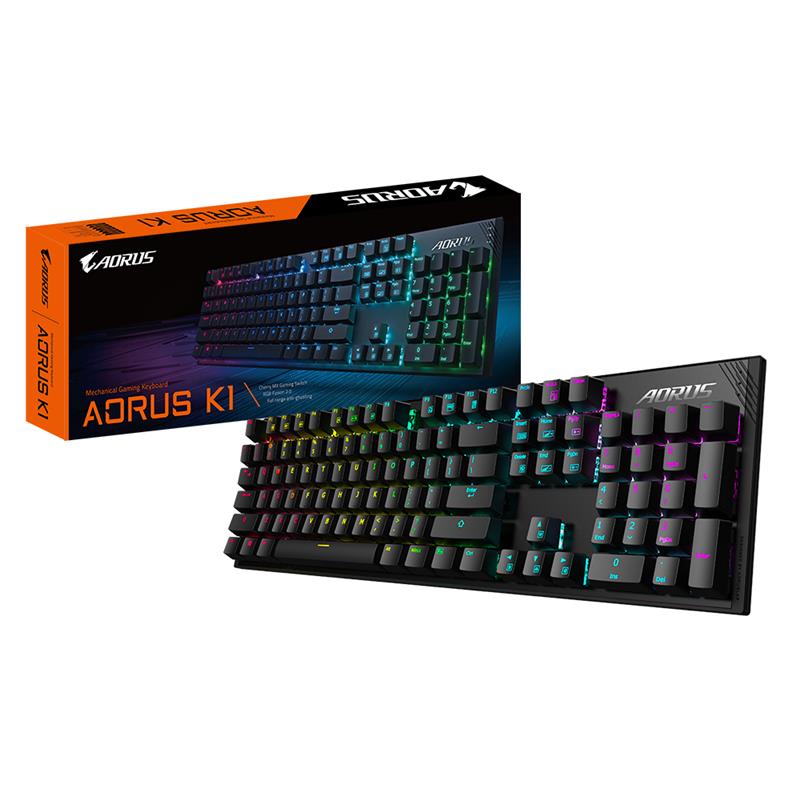 Gigabyte AORUS K1 toetsenbord USB QWERTY Engels Zwart