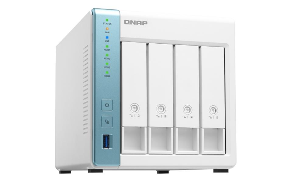 QNAP TS-431P3 NAS Tower Ethernet LAN Turkoois, Wit Alpine AL-314