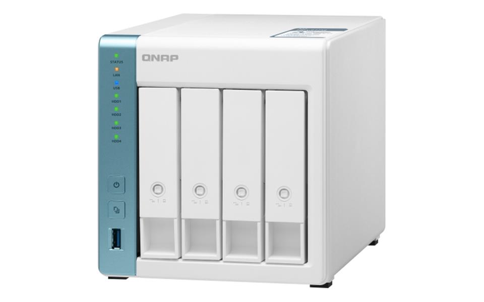 QNAP TS-431P3 NAS Tower Ethernet LAN Turkoois, Wit Alpine AL-314