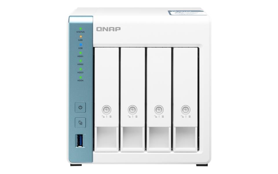 QNAP TS-431P3 NAS Tower Ethernet LAN Turkoois, Wit Alpine AL-314