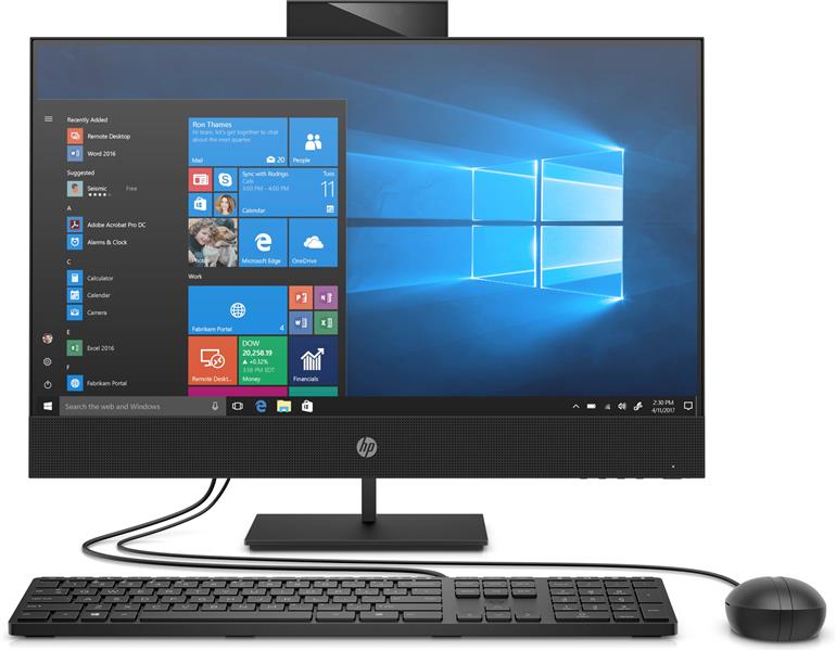 HP ProOne 400 G6 49,5 cm (19.5"") 1920 x 1080 Pixels Intel® 10de generatie Core™ i5 8 GB DDR4-SDRAM 256 GB SSD Wi-Fi 6 (802.11ax) Zwart Alles-in-één-p