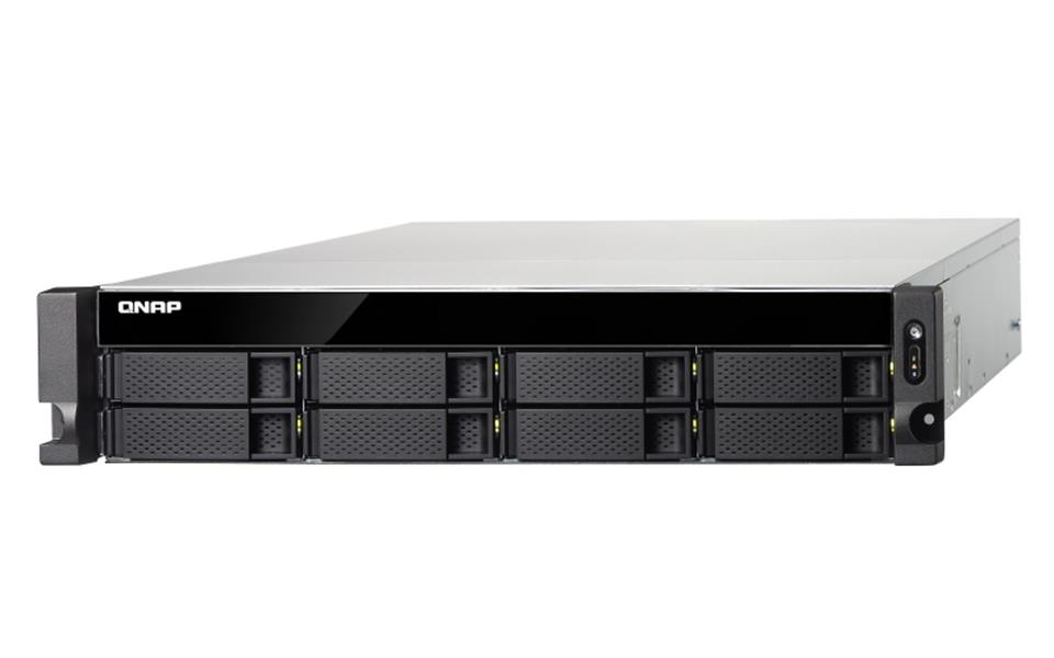 QNAP TS-877XU-RP NAS Rack (2U) Ethernet LAN Zwart, Grijs 2600