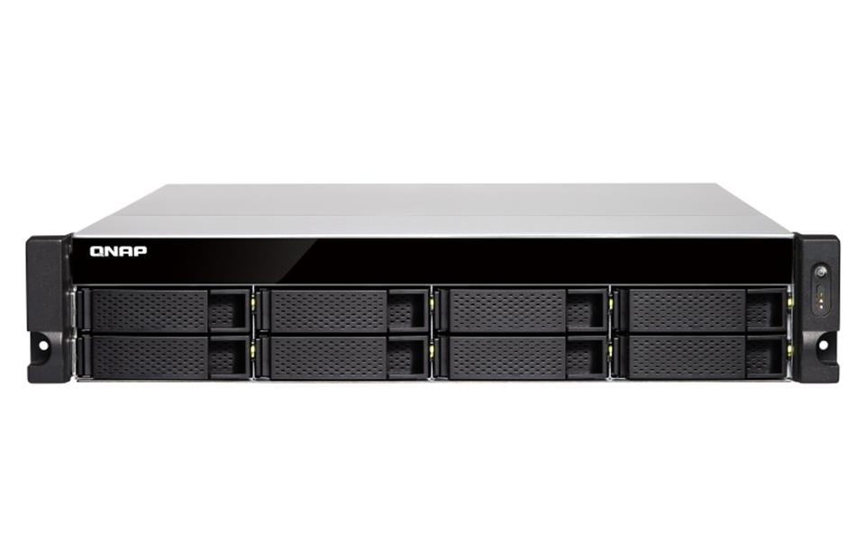 QNAP TS-877XU-RP NAS Rack (2U) Ethernet LAN Zwart, Grijs 2600