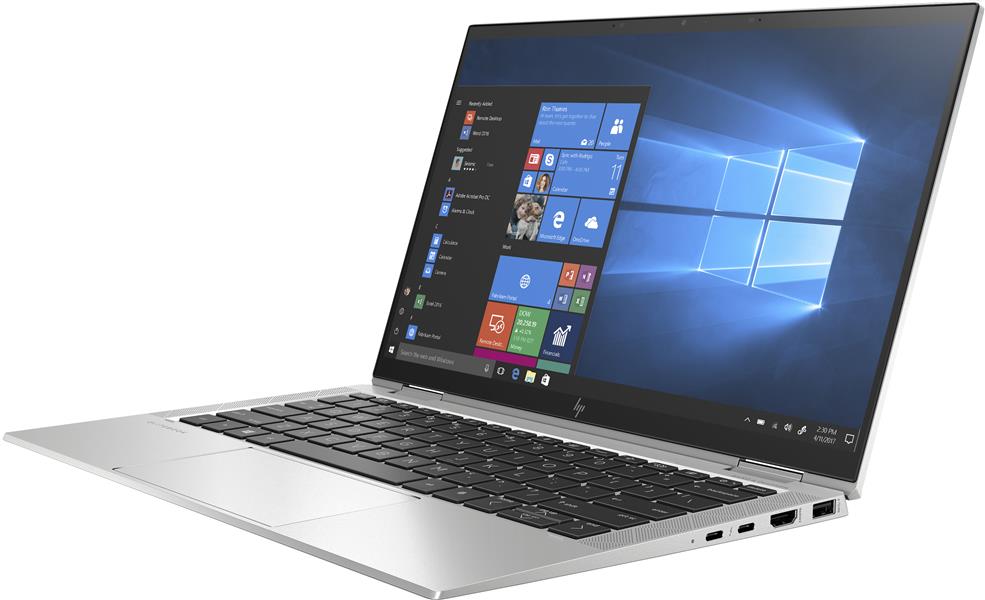 HP EliteBook x360 1030 G7 Hybride (2-in-1) Zilver 33,8 cm (13.3"") 1920 x 1080 Pixels Touchscreen Intel® 10de generatie Core™ i5 16 GB LPDDR4-SDRAM 25