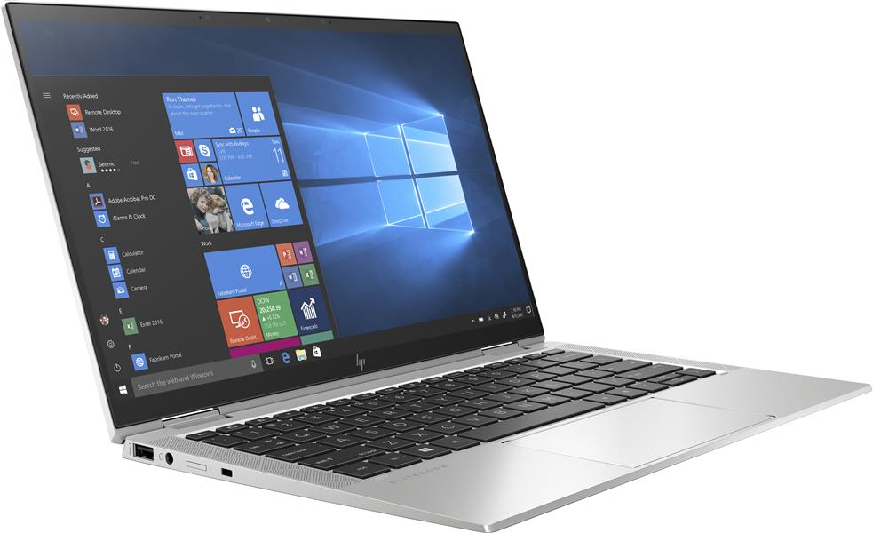 HP EliteBook x360 1030 G7 Hybride (2-in-1) Zilver 33,8 cm (13.3"") 1920 x 1080 Pixels Touchscreen Intel® 10de generatie Core™ i5 16 GB LPDDR4-SDRAM 25