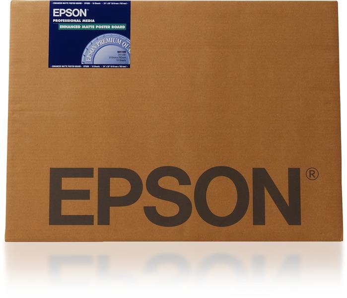 Epson Enhanced Matte Posterboard, 24"" x 30"", 1130g/m²