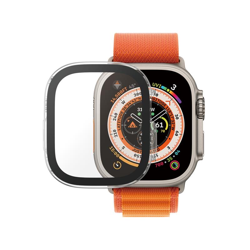 PanzerGlass Full Body Apple Watch Ultra 2023 2022 49 mm - Clear with D3O