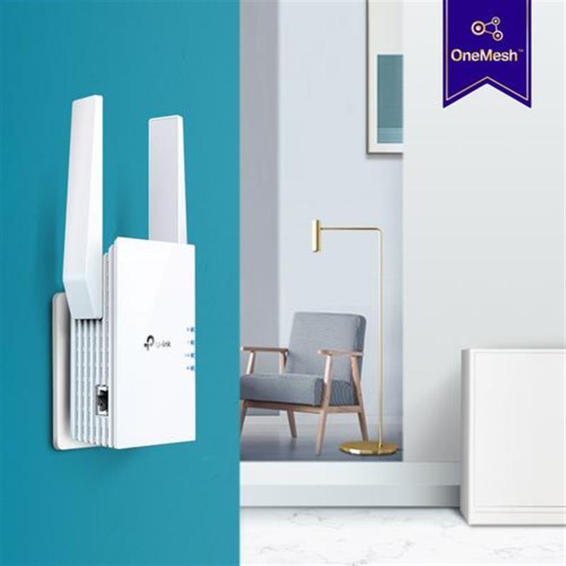 TP-LINK RE605X netwerkextender Wit 1000 Mbit/s