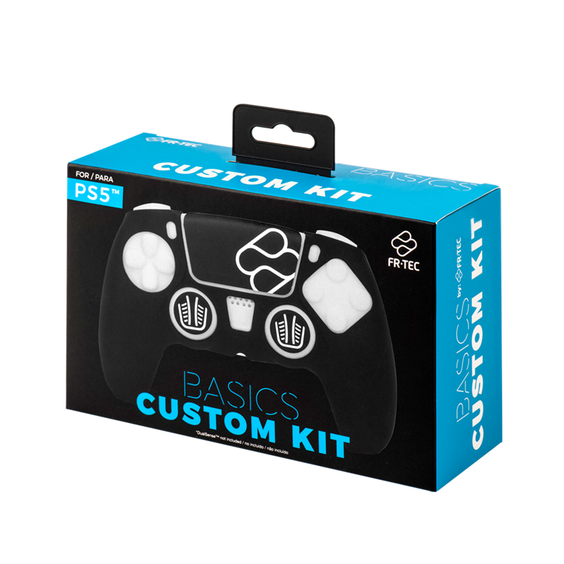 Playstation 5 - Siliconen controller skin en thumb grips voor PS5 DualSense controller - Zwart