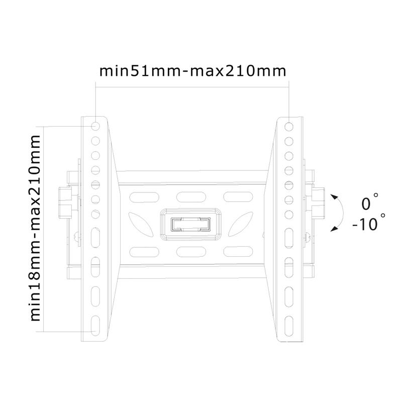 Newstar flatscreen wandsteun