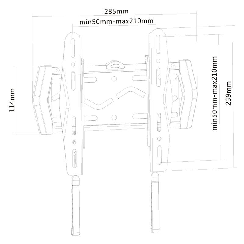 Newstar flatscreen wandsteun