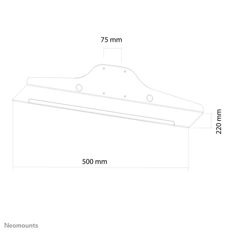 Neomounts toetsenbord-/muishouder