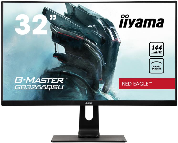 iiyama G-MASTER GB3266QSU-B1 LED display 81,3 cm (32"") 2560 x 1440 Pixels WQHD Zwart