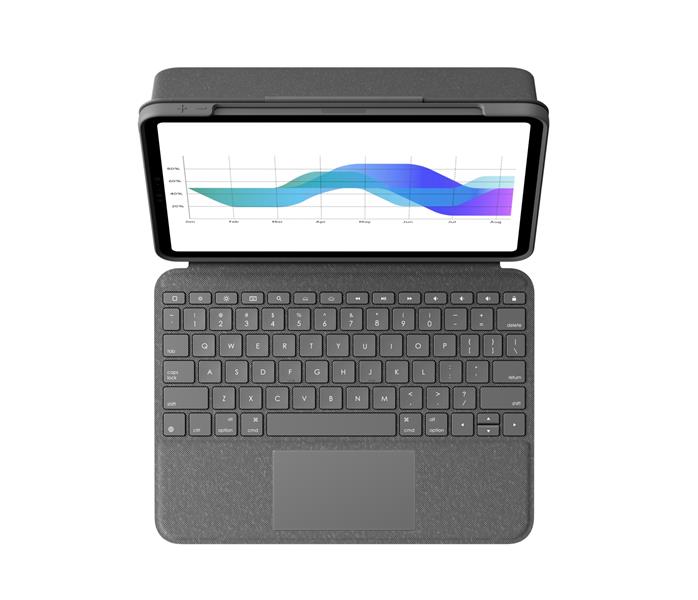 Logitech Folio Touch Grijs Smart Connector Scandinavisch