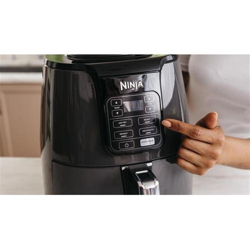 Ninja AF100 Enkel 3,8 l Vrijstaand 1550 W Heteluchtfriteuse Zwart