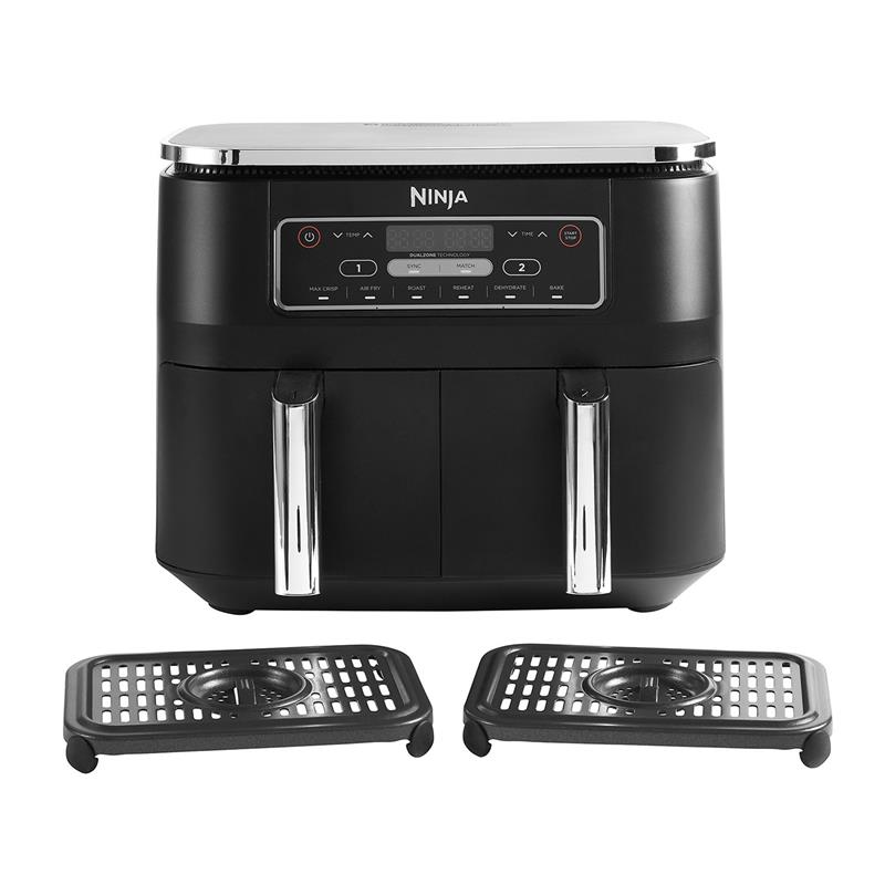 Ninja AF300 Dubbel 7,6 l Vrijstaand 1690 W Heteluchtfriteuse Zwart