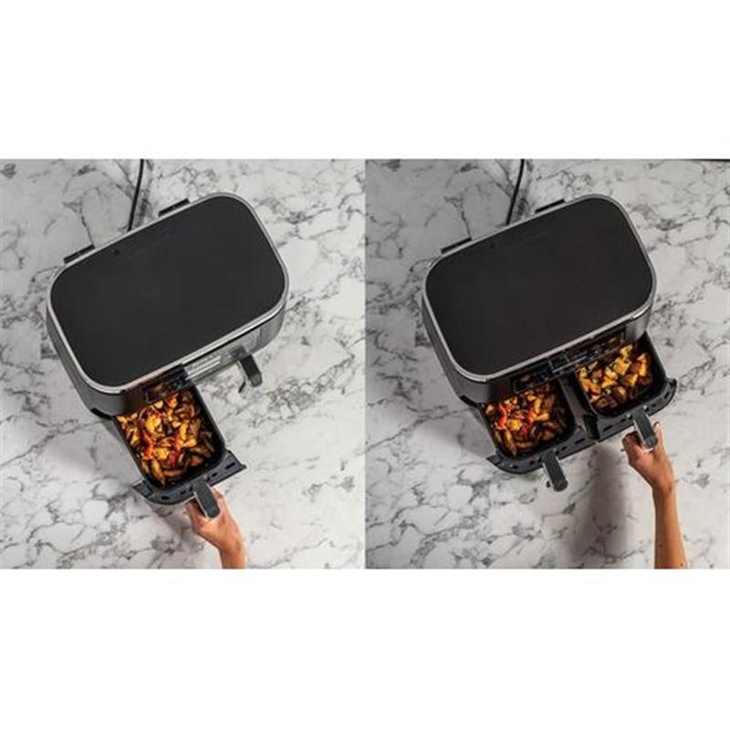 Ninja AF300 Dubbel 7,6 l Vrijstaand 1690 W Heteluchtfriteuse Zwart