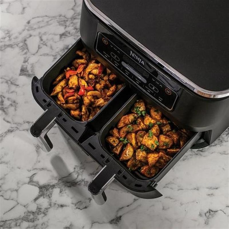 Ninja AF300 Dubbel 7,6 l Vrijstaand 1690 W Heteluchtfriteuse Zwart