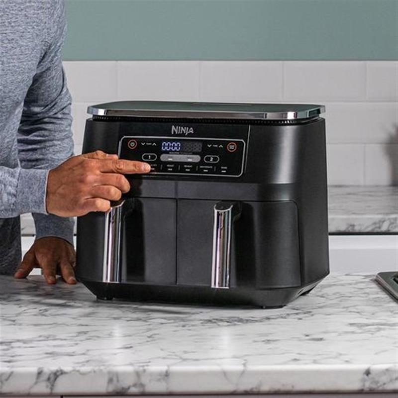 Ninja AF300 Dubbel 7,6 l Vrijstaand 1690 W Heteluchtfriteuse Zwart