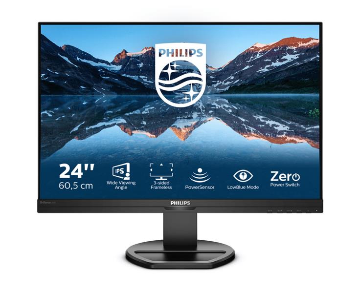 Philips B Line 240B9/00 computer monitor 61,2 cm (24.1"") 1920 x 1200 Pixels WUXGA LED Zwart