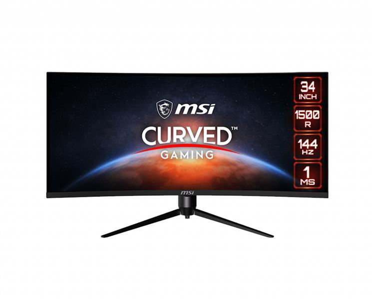 MSI Optix MAG342CQR 86,4 cm (34"") 3440 x 1440 Pixels UltraWide Quad HD LCD Zwart