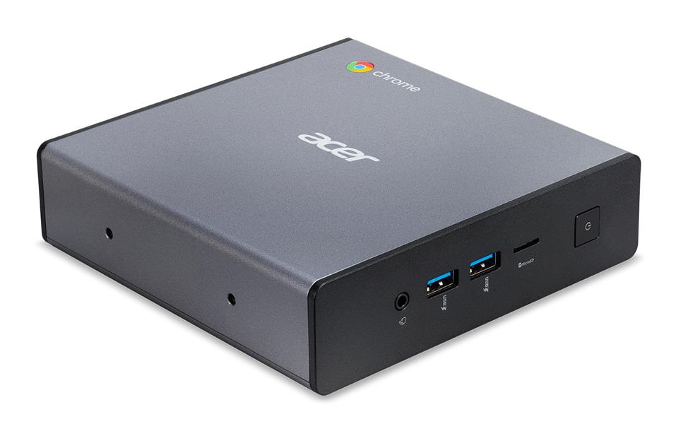 Acer Chromebox CXi4 i1408 Intel Celeron 5205U 8 GB DDR4-SDRAM 32 GB eMMC mini PC Grijs Chrome OS