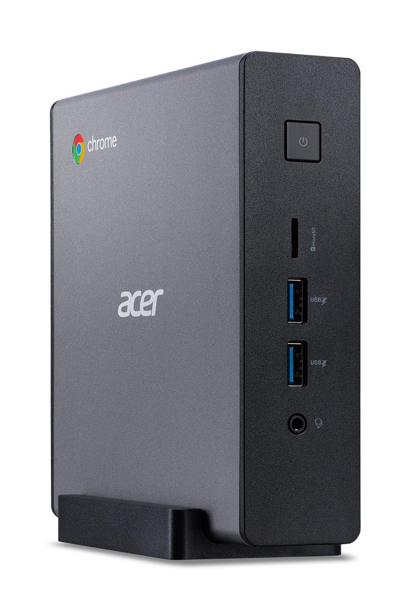 Acer Chromebox CXi4 i1408 Intel Celeron 5205U 8 GB DDR4-SDRAM 32 GB eMMC mini PC Grijs Chrome OS