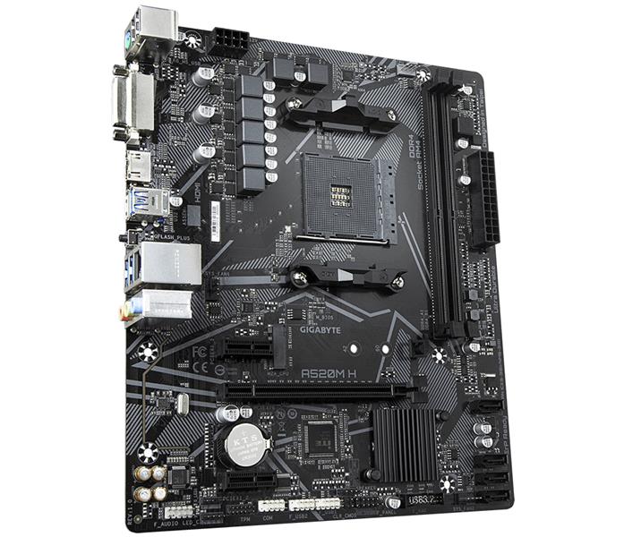 Gigabyte A520M H (rev. 1.0) Socket AM4 micro ATX