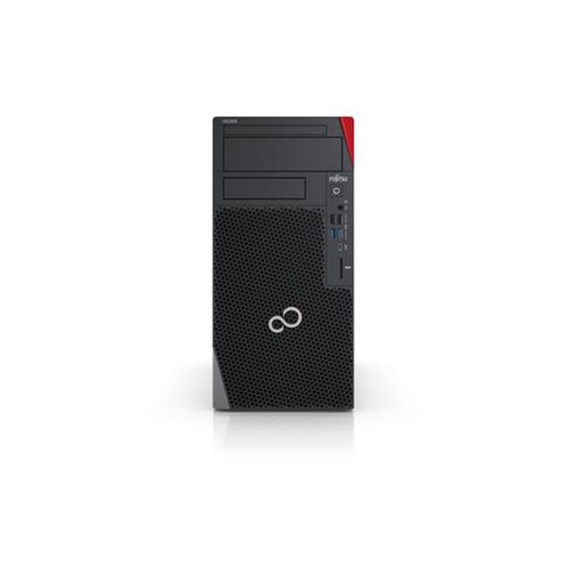 Fujitsu CELSIUS W5010 i9-10900K Desktop Intel® 10de generatie Core™ i9 32 GB DDR4-SDRAM 512 GB SSD Windows 10 Pro Workstation Zwart, Rood