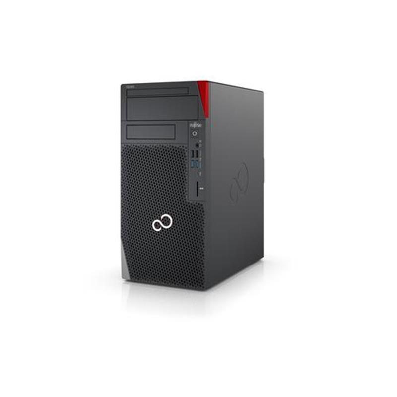 Fujitsu CELSIUS W5010 i9-10900K Desktop Intel® 10de generatie Core™ i9 32 GB DDR4-SDRAM 512 GB SSD Windows 10 Pro Workstation Zwart, Rood