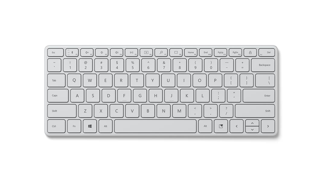 Microsoft Designer Compact Keyboard toetsenbord Bluetooth AZERTY Wit