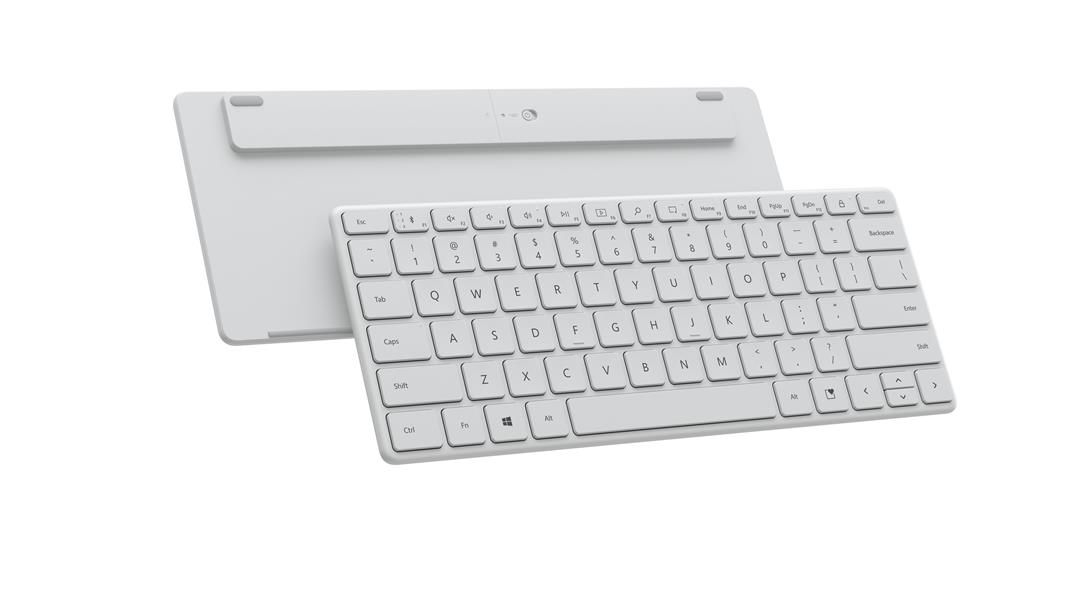 Microsoft Designer Compact Keyboard toetsenbord Bluetooth AZERTY Wit