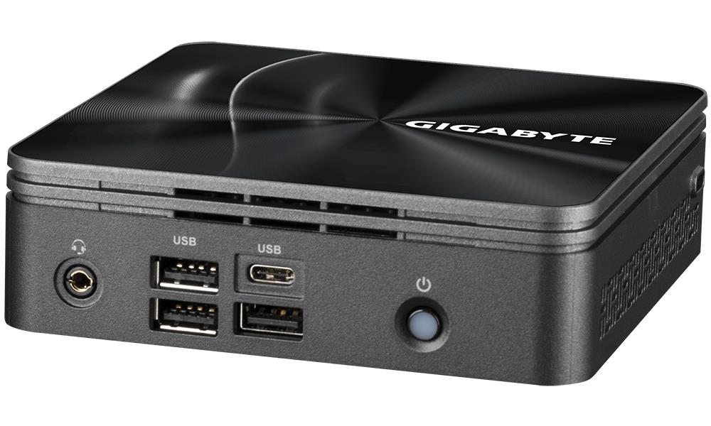 Gigabyte GB-BRR7-4800 PC/workstation barebone UCFF Zwart 4800U 2 GHz