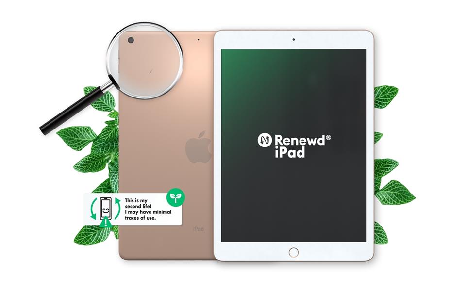 Renewd iPad 7 WiFi Goud 32GB