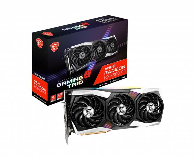 MSI Radeon RX 6800 XT GAMING X TRIO 16G AMD 16 GB GDDR6