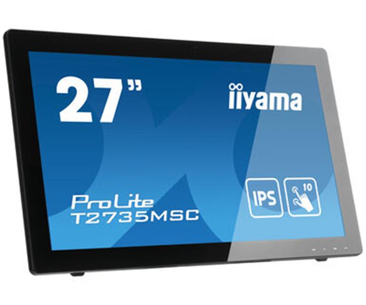 iiyama ProLite T2735MSC-B3 touch screen-monitor 68,6 cm (27"") 1920 x 1080 Pixels Multi-touch Zwart