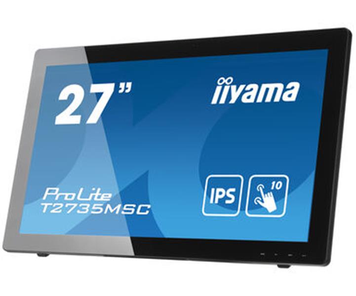 iiyama ProLite T2735MSC-B3 touch screen-monitor 68,6 cm (27"") 1920 x 1080 Pixels Multi-touch Zwart