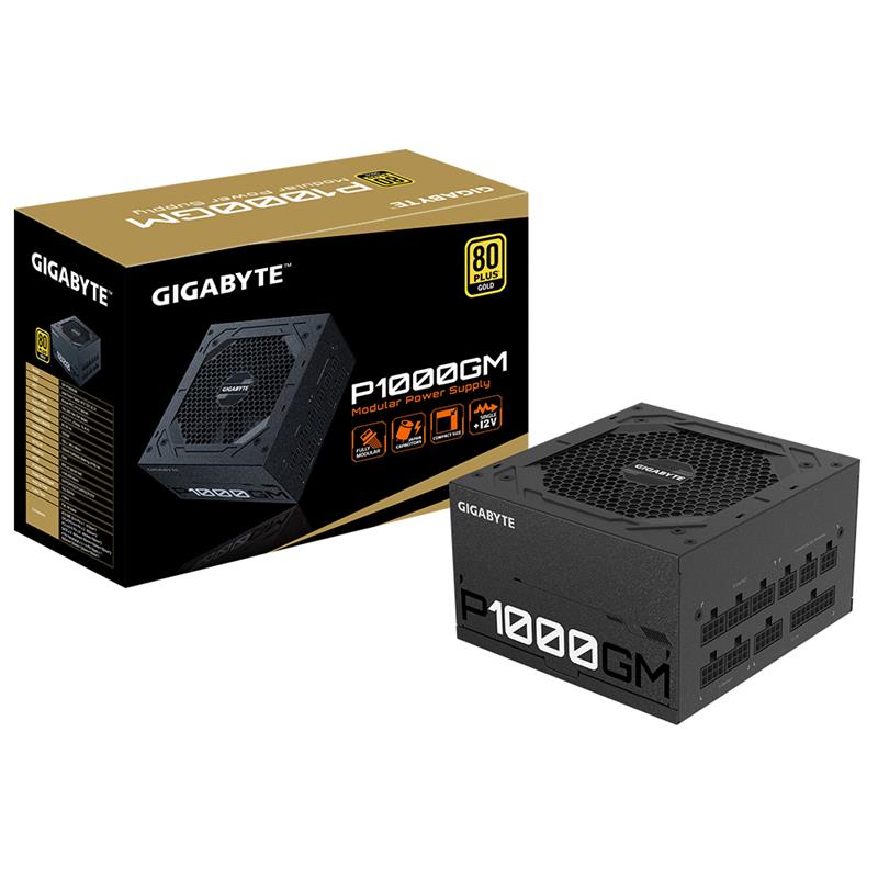 Gigabyte P1000GM Modular PSU 1000 W 100 - 240 V 50 60 Hz 6 5 - 15 A Active 125 W