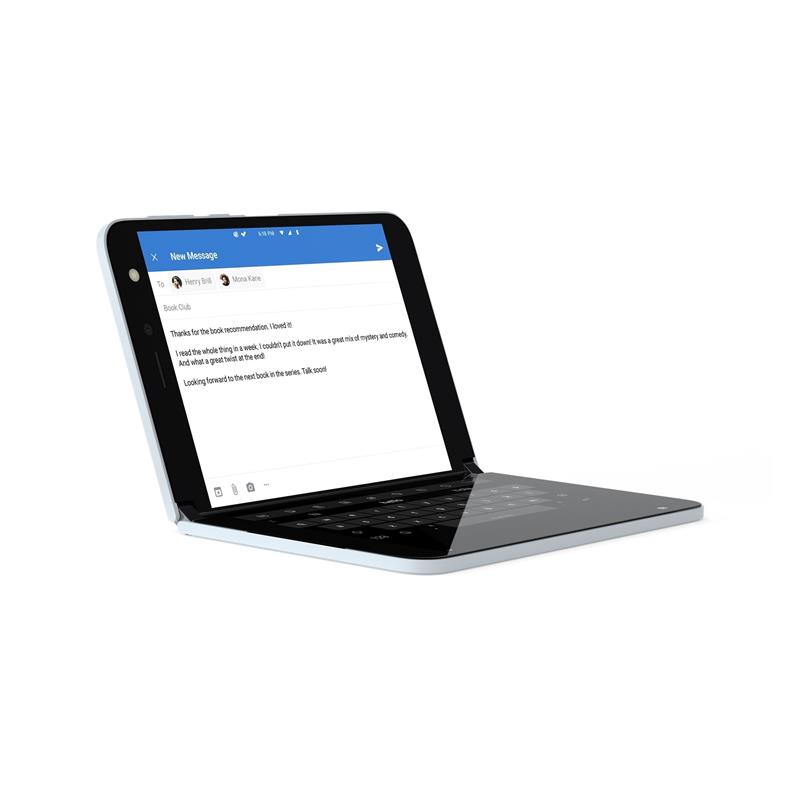 Microsoft Surface Duo 14,2 cm (5.6"") Dual SIM Android 10.0 4G USB Type-C 6 GB 256 GB 3577 mAh Wit