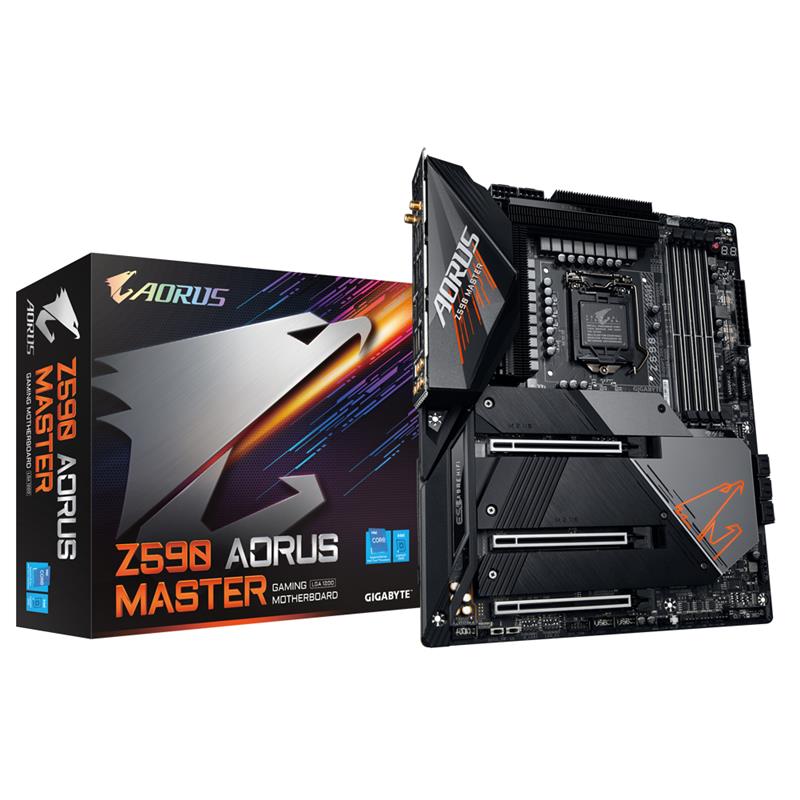 Gigabyte Z590 AORUS MASTER moederbord Intel Z590 Express LGA 1200 ATX