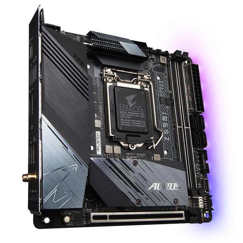 Gigabyte Z590I AORUS ULTRA moederbord Intel Z590 Express LGA 1200 mini ITX