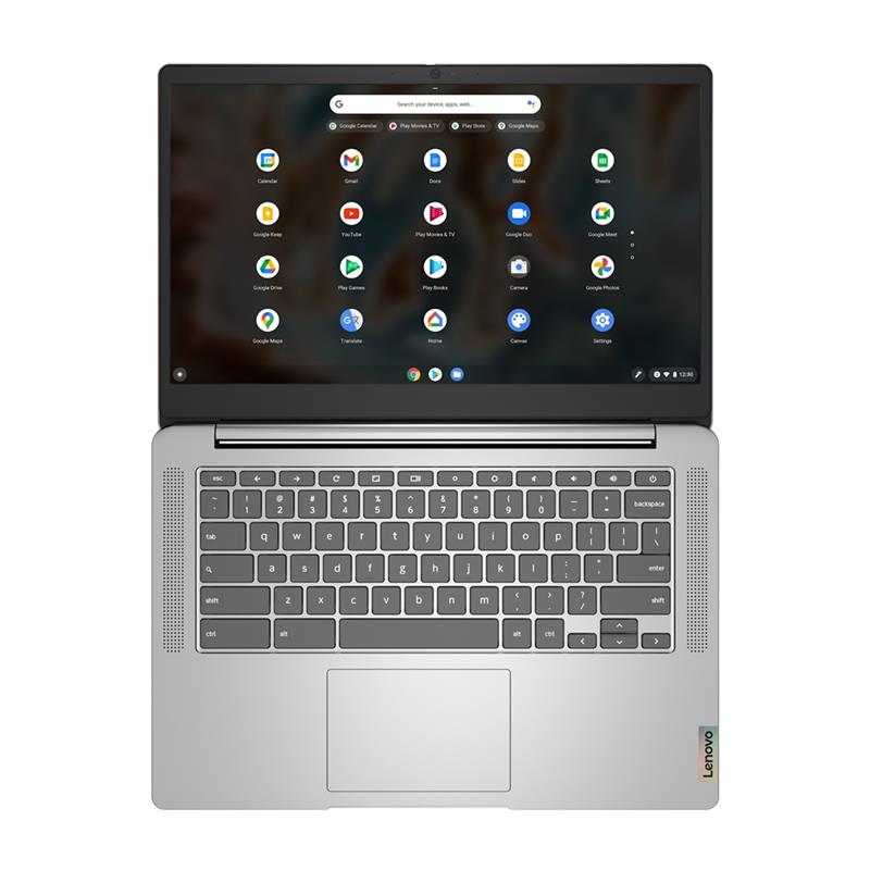 Lenovo IdeaPad 3 Chromebook MT8183 35,6 cm (14"") Full HD MediaTek 4 GB LPDDR4x-SDRAM 64 GB eMMC Wi-Fi 5 (802.11ac) Chrome OS Grijs