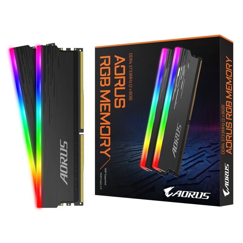 Gigabyte AORUS RGB geheugenmodule 16 GB 2 x 8 GB DDR4 3733 MHz