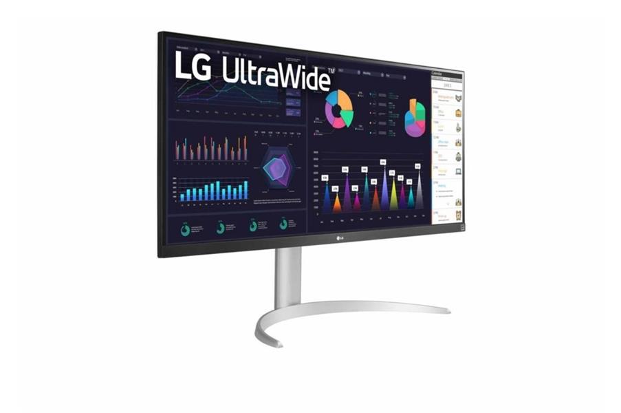 LG 34WQ65X-W computer monitor 86,4 cm (34"") 2560 x 1080 Pixels UltraWide Quad HD LCD Grijs